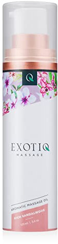 Massageöl mit Aroma Geruch Geschmack Sandholz Essbar 100ml wärmendes Öl Vorspiel Erotisch Intim Tantra Sex Thai Sexöl