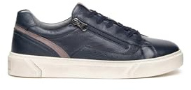 Nero Giardini I400430U Sneakers Uomo in Pelle - Blu 43