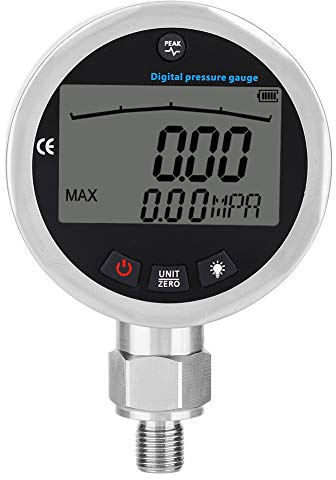 3.15 Digitales Hydraulisches Manometer aus Edelstahl, 10000 PSI 400 BAR 0-40 MPa mit G1 / 4-Anschluss Hydraulischer Manometer-Tester
