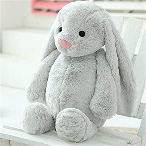 Skrsila Plüschtier Hase Baby Kuscheltier Hase 30cm Plüschhase mit Schlappohren Cartoon Plüsch Hasen Puppe Kuschelhase für Kinder Stofftier Hase