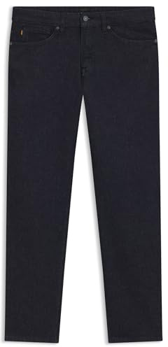 BOSS Mens Maine BC-L-C Blue Regular-fit Jeans in Heavyweight Denim
