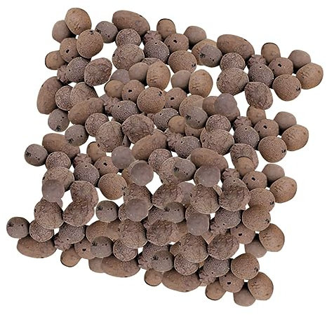 SEWOART Ceramsite Traspirante e Pietre di Argilla Espansa per Giardinaggio, 1 kg, Substrato per Piante in Vaso e Acquari, Migliora Drenaggio e Mantiene umidità Prolungando Vita Vegetale