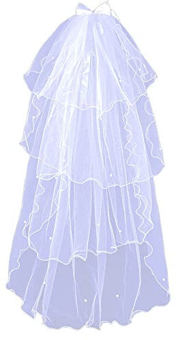 Asudaro Braut Weiche Hochzeits Schleier, Vintage Braut Schleife Schleier 80 Cm Hochzeits Tüll Schleier Kurzer Brautschleier Mit Kamm Langer Braut Schleier Weicher Schleier Tüll Brautkleid Weiß