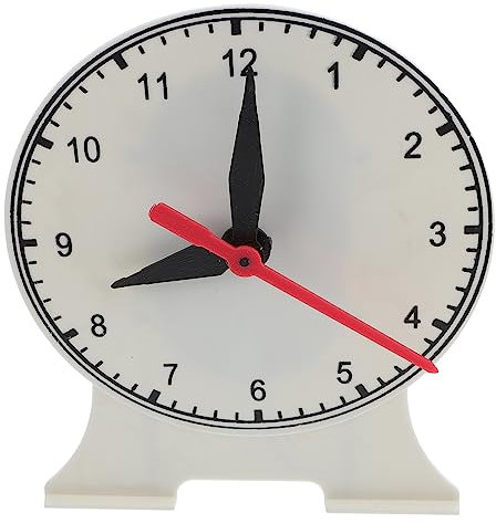 BCOATH Lernuhr Uhrenmodell Für Junge Mädchen Zeituhr Frühes Lernspielzeug Aus Hochwertigem Material Für Mathematikunterricht Grundschule Zur des Räumlichen Denkens Vorstellungskraft