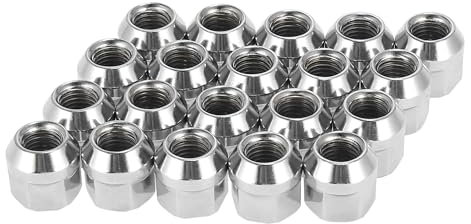 GYTTAK Reifenschraube Radmutter 20 Stück Universal M12 X 1,5 21 Mm Autozubehör Radschrauben Muttern Stehbolzen Radmuttern Kegelsitz Ersatzteile