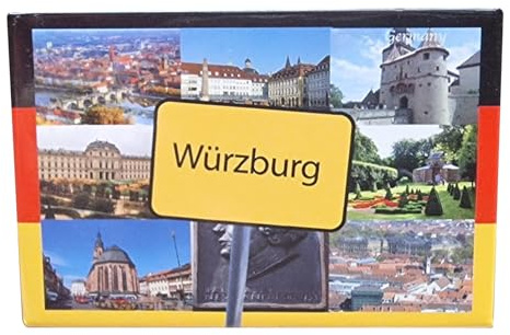Foto Magnet Würzburg - Kühlschrankmagnet Souvenir Fotomagnet