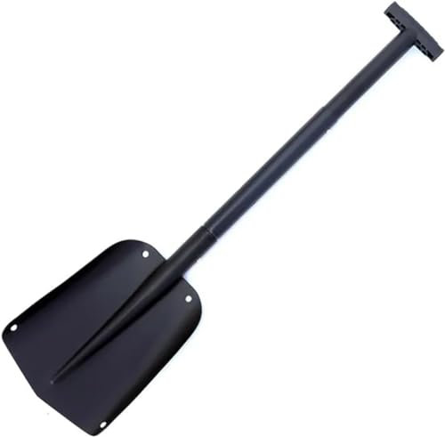 Pelle de déneigement, Pelle Pliante multifonctionnelle télescopique en Alliage d'aluminium pour Le déneigement de la Glace Pelle d'alpinisme Portable Outils d'extérieur