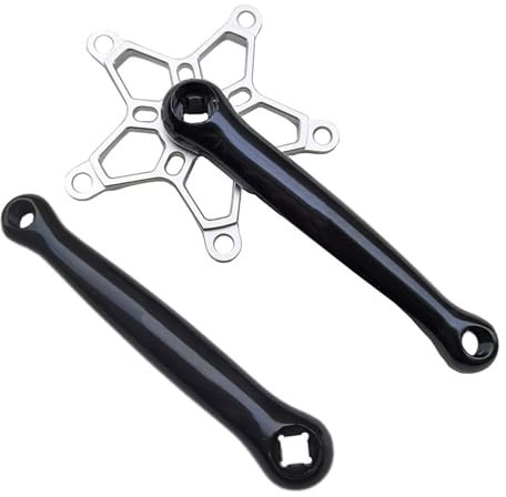 REITINGE Kurbelarm für Fahrräder, Aluminiumlegierung, 170 mm, Fahrradpedal, Kurbelarm, Ersatz für Mountainbike, Rennrad