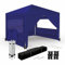 Wasabi - Gazebo Esterno Resistente 3x3m – 4 Pareti Laterali – 4 Sacchi di Sabbia, Picchetti e Corde di Fissaggio – Sacco di Trasporto - Pergola in Nylon (Blu)