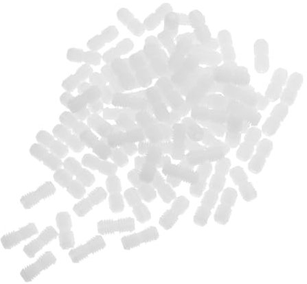 Ciieeo 100pcs Furniture Fastener Nuts Inserts Plastic Fittings Nuts Inserts Connectors for Side Panels