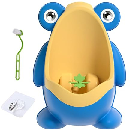 Besreey Urinal pour l'Apprentissage de la Propreté pour | Urinoir En Forme De Grenouille Avec Ludique Pour Viser,Toilette Interactive Amovible Enfant Solution Salle De Bain Intérieur Voyage Camping