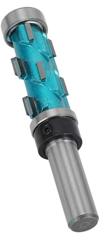 Jiawu El Anti Vibración de Broca de Enrutador Plano con Eje Redondo de 12 Mm para una Velocidad de Corte Rápida y Acabado Limpio