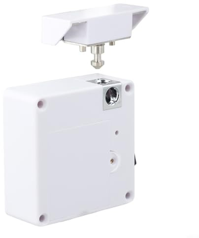Weißes intelligentes Schubladenschloss mit NFC-Sensor-Karte, unsichtbares elektronisches Schrankschloss für Möbel, schlüsselloser Eingang, kompatibel mit Geräten