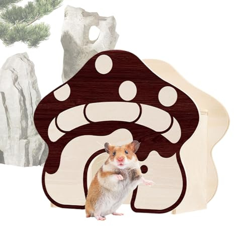 TyCylKu Hamsterhus | Svampformad tuggsäker livsmiljö | dvärghamsterhus, för kanin gerbil små djur iller igelkott dvärg