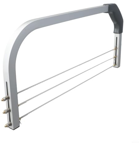 Jonikuper 3 Blade Cake Cutter Leveller with Adjustable Wires and Measuring Guide for Layering and Decorating Cakes, Baking Tool
