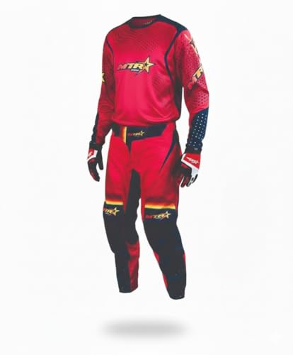 Equipación motocross Infantil MTR completa pantalón camiseta y guantes