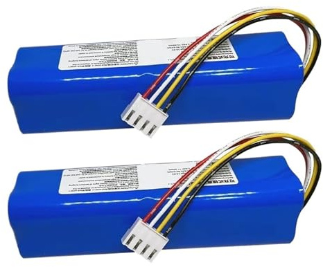 Batteria For Spazzatrice Robot Da 14,4 V, Compatibile Con Trifo, Batteria Sostitutiva For Aspirapolvere Robot MAX-S MAX-P(2pcs 5600mAh)