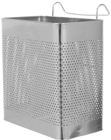 SHINEOFI Portautensili da Parete in Acciaio Inossidabile Argento con Metodo di Drenaggio Efficiente e Struttura a Rete Fitta, Salvaspazio per Forchette e Piccole in Cucina Contemporanea