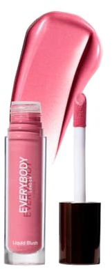 EVERYBODY LONDON Fard à joues liquide, blush liquide, couleur intense et brillance, formule légère, effet peau éclatante et saine, 10 ml (Rose Kiss)
