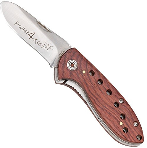 Haller Unisex – Erwachsene Kinder-Taschenmesser, braun, one Size