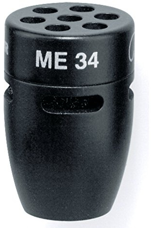 Sennheiser ME 34 – Mikrofone (40 – 20.000 Hz, unidirektional, 50 Ohm, 0,25 MA, 12 x 12 x 18 mm, 8,5 g)