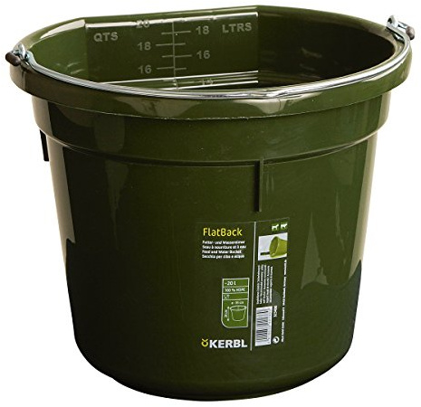 Kerbl FlatBack hink (för mat och vatten)