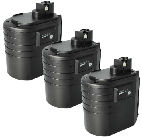 vhbw 3X batería Compatible con Bosch GBH 24VR | herramienta (3000 mAh, NiMH, 24 V)