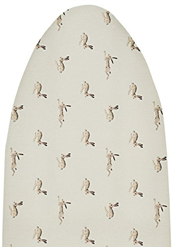 Sophie Allport - Hare Ironing Board Cover, Thick Durable 6mm Padded Foam, Drawstring, Fits up to 125cm x 46 cm