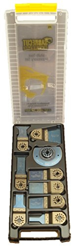 SabreCut 15pcs BB_PRK14 Multitool Klingen Langlebig | Kompatibel mit Bosch Fein (Non-StarLock) Makita Milwaukee Einhell Ergotools Hitachi Parkside Ryobi Worx Workzone, Langlebig