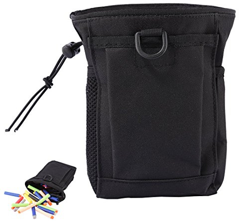 Lifesport Taktische Tasche Gürteltasche Nylon Militär Molle, Outdoor Hüfttasche Werkzeugtasche CS Geldbörse Werkzeug Zubehör Tasche mit Gürtel Schlaufe für Camping Reise Wandern (Schwarz)