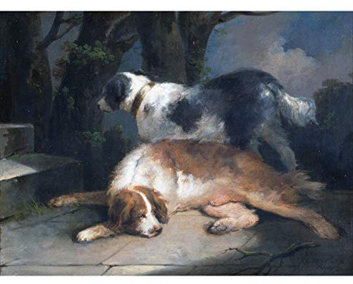 Morland setters hundar djur målning extra stor väggkonst tryck premium canvas väggmålning