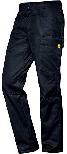 Uvex Suxxeed ESD - Pantaloni da Lavoro da Uomo, in Fibra antistatica, Colore: Nero Nero W56
