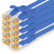 Câble Réseau CAT7 Cat 7 10 Gigabit - 10x 3,0m - RJ45 Ethernet LAN DSL Routeur Modem - Bleu