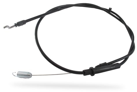GREENSTAR - Cable de Traction avec Réglage Intégré - Compatible Tondeuse GGP/Castelgarden/Stiga - Longueur Gaine : 1170 mm - Longueur Cable : 1361 mm