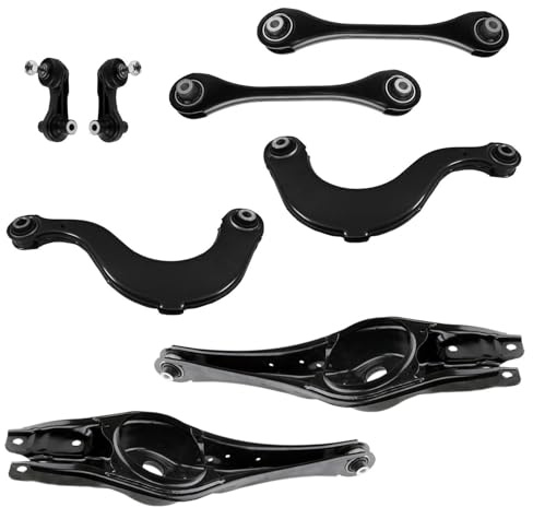 6x Querlenker 2x Koppelstange Hinterachse für VW Golf VII 5G1 BQ1 BE1 BE2 + Variant BA5 BV5 + Alltrack BA5 + Sportsvan AM1