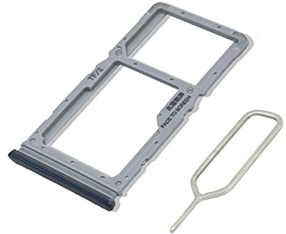 Eonpam Tiroir Carte SIM pour (Xiaomi Redmi Note 8 Pro) Support Qualité d'origine Remplacement Plateau Memory SD Slot Carte SIM avec Aiguille SIM(Noir)