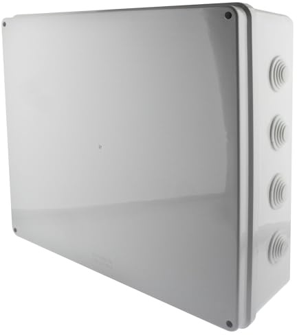 SeKi Feuchtraum Verteilerdose 400x350x120mm mit 16 Öffnungen, Abzweigdose Aufputz, IP65 wasserdichte Klemmdose, Verbindungsdose auch für Außen geeignet
