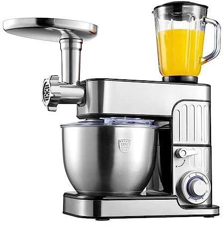Sbattitore Elettrico Con Ciotola 7L Impastatrice Planetaria Offerta Robot Da Cucina Frullatore Con Frullino, Gancio Per Pasta, Frusta Accessori Opzionali Spremiagrumi, Tritacarne 1000W ( Size : 7L mul