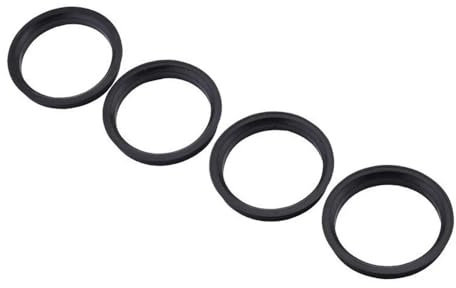 GiereR Zentrierringe 66.6 Auf 57.1 4 Teile/Satz Automotive Auto Kunststoff Radnabe Zentrische Ringe Center Hubrings Bohrung 73,1-57,1 66,6-57,1 (Color : 73.1-56.6)