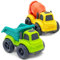 Easter Truck Toys for 1-3 Year Old Boys, 2-Pack Dumper & Mixer Construction Vehicles Toddler Toys, Cars for Boys Girls, 1st Birthday Easter Gifts