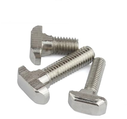 CHATROOM M5 M6 M8 T Hammerkopf T-Bolzen Aluminiumverbinder T-Kopfschrauben Schrauben for EU 20/30/40/45 Aluminiumprofile (Size : 30-M6x20 (10pcs))