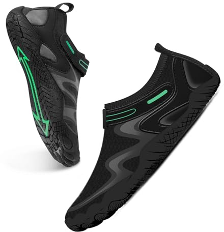 AUFIKR Chaussures Aquatiques légères pour la Natation, la Plage, l'intérieur, pour Homme et Femme