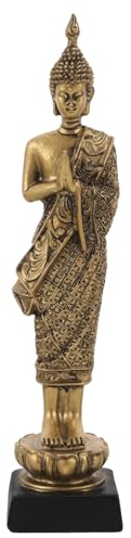 HOODANCOS Mini-Buddha-Statue – Kunstharz-Handwerk Mit Zen- Meditations-Buddha-Figur Für Zuhause