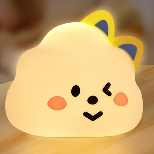 Wetry Stilllicht Baby Wolke, Aufladbar, Dimmbar | Nachtlicht Kinder, Schlummerlicht, Geschenke zur Geburt Mädchen Jungen