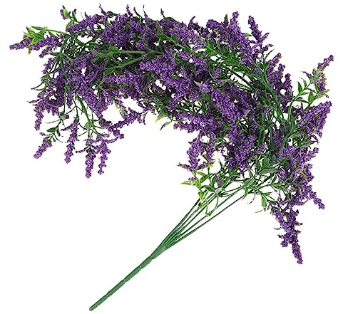RORPOIR Fiori Artificiali Lavanda Pendenti per Decorazione Muro Simulazione e Giardino