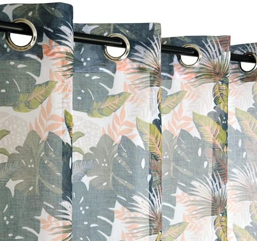 Atout Ciel Tenda in voile con occhielli, pronta da appendere, 140 x 240 cm, multicolore