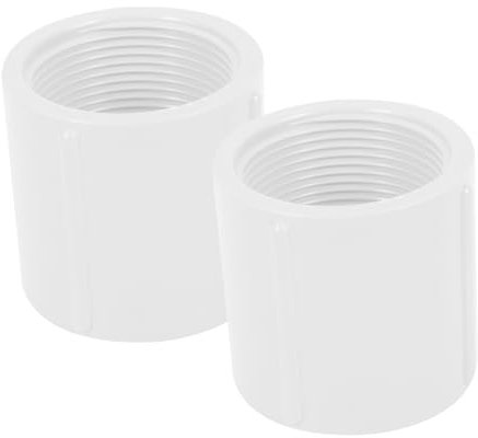 KONTONTY Raccordo in PVC Filettatura Interna Connettori di Giunzione Raccordi per Acqua in PVC Raccordo di Collegamento