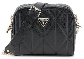 GUESS Crossbody, Borsa a Mano Aldina Camera CB Unisex-Adulto, Nero, Taglia Unica