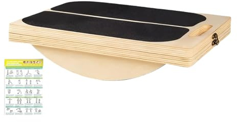 Elastisches Wadenbrett – 5 Winkel verstellbare Fitnessgeräte, Übungsbrett aus Holz, verstellbare Fitnessgeräte in 5 Ecken, geneigte Holzplatten für Frauen und Männer, Pa