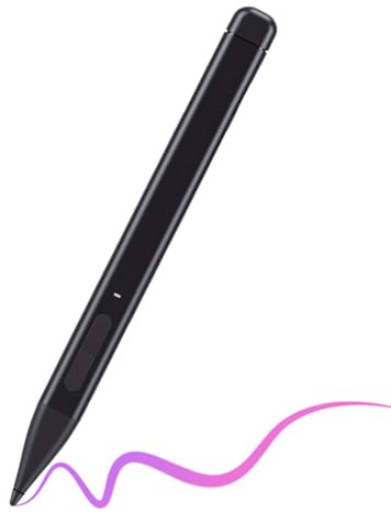 MENDUNER Penna Stilo per Pro 8 9 X 10, Penna Slim 2 con sensibilità Alla Pressione 4096 Bluetooth 5.0, Carta Come Scrittura, Motore Aptico, USB C, Attacco Magnetico, Punta Sostituibile (BLACK)